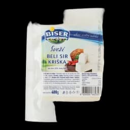 Biser sveži beli kriška sir kg