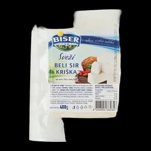 Biser sveži beli kriška sir kg