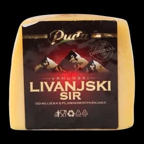 Livanjski sir sa biberom kolut