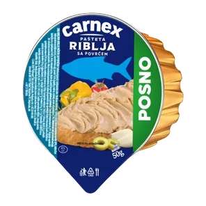 Pašteta Riblja Povrće 50g Carnex