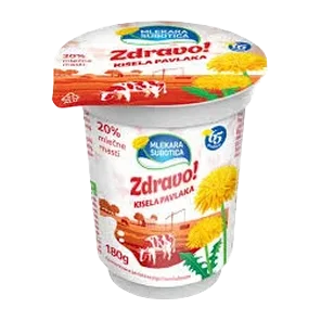 Kisela pavlaka 20%mm Zdravo casa 180g