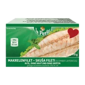 Skuša Fileti 115g La Perla