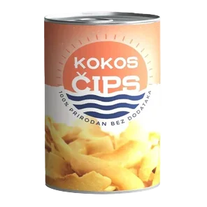 Kokos Čips 90g Top Foods