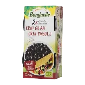 Pasulj crni Bonduelle 2x100g