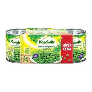 Povrće Konzervirano Multipak Grašak 3 X 200gr Bonduelle
