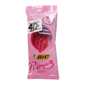 Brijač Žen Pure3 Pink P Of 4 Bic