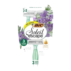Brijač Ženski 3 Oštrice Soleil Escape Lavender Blister 3 Kom Bic