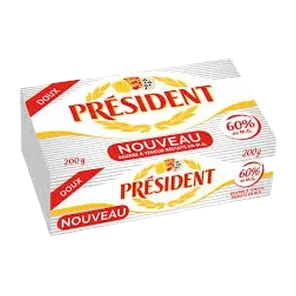 Maslac 60% mm President  200g