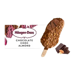 Slad.Choc Almond Stap.H&D 70g