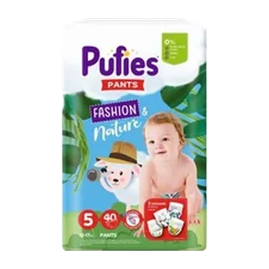 Pelene Pufies Pants Fashion&nature Junior 5 40kom (12-17kg)