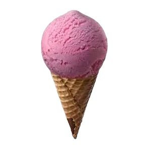 Sladoled Ball Top Cone Strawberry Hit 110ml