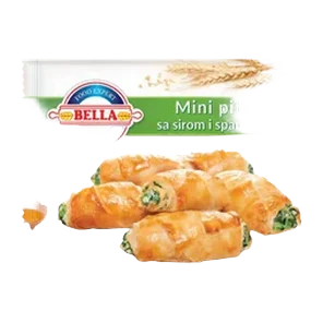 Smrz.mini pita sir/spanac Bella 600g