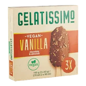 Sladoled Vegan Badem 3x90ml Gelatis