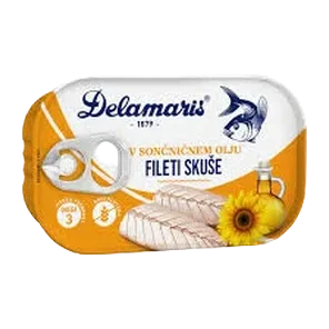 Filet skuse u bilj.ulju Delamaris 125g