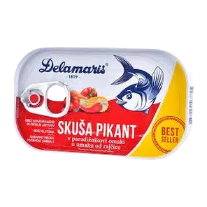 Delamaris skuša sa povrcem pikant 125 G