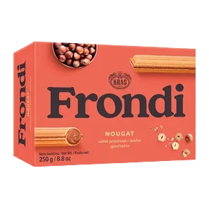 Keks Frondi vafl nugat 250g