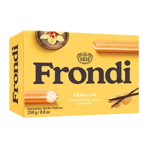Keks Frondi vafl vanila 250g