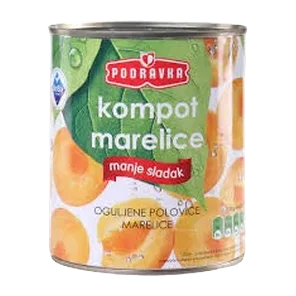 Kompot Kajsija Light 820 Gr Podravka