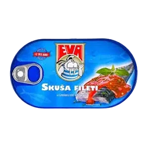Fileti Skuše Eva U Umaku Od Paradajza 170gr. Podravka