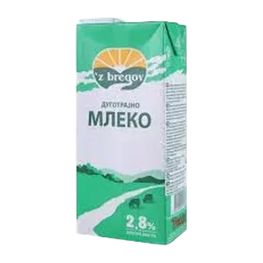 Mleko Zbregov 2.8% 1l Čep