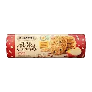 Keks Dolci Cereali Voće 250g Dulcet