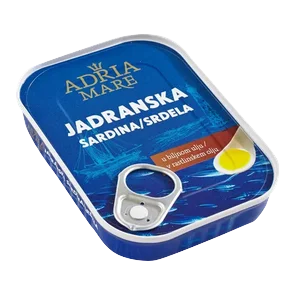 Sardina Salata Ulje 100g Adria Mare
