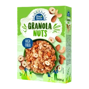 Granola Nuts 300g Rise&smile