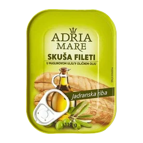 Skuša Fil Masl Ulje 110g Adria Mare