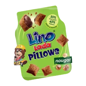 Žitarice Lino Lada Pillows Nougat 80gr Podravka