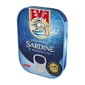 Sardina u masilnovom ulju Eva 100g