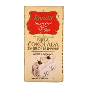 Kandit Dessert Chef Bela Cokolada Za Kuvanje 200g