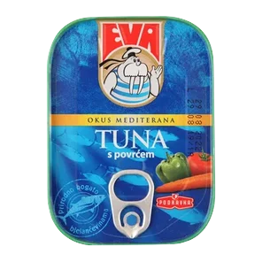 Tunj S Povrćem U Umaku Eva 115gr Adrija