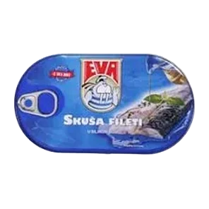 Eva skuša fileti u biljnom ulju 115 g