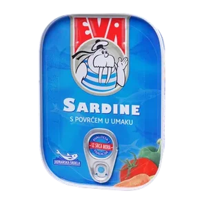 Sardina s povrcem Eva 115g