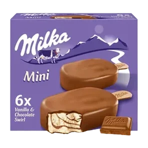 Milka mini multipak 6x50ml