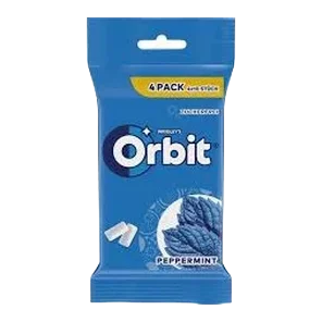 Žvake Orbit Peppermint 4pack Wrigley