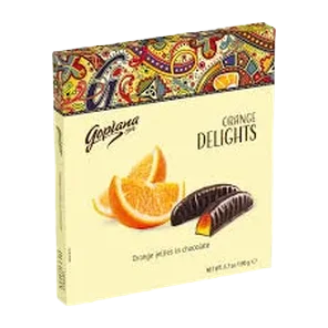 Cokoladne zele bombone narandza 250g