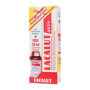 Pasta Lacalut Akt.75ml+gratis rast.50ml