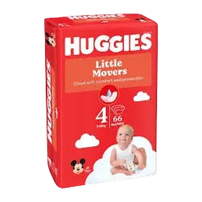 Pelene Huggies Little Movers Jumbo 50 Kom 4 (7-18kg)