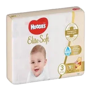 Pelene Huggies ESoft (3) Mega 72kom