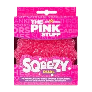 The Pink Stuff dual scrubber i sundjer