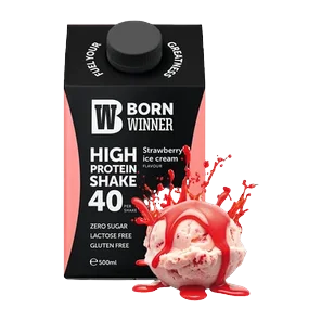 Protein Shake Strawberry Ice Cream 500ml
