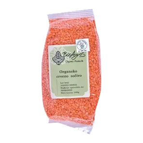 Bio Sočivo Crveno 500g Bioagros