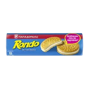 Keks Punjen Vanila Kremom 250g Rondo Papadopoulos