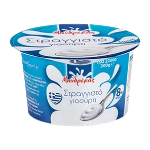 Jogurt Grčki Od Kravljeg Mleka Sa 8% Mm 200gr Mandrekas
