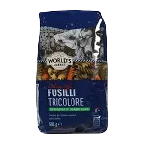 Fusili tricolore World's market 500g