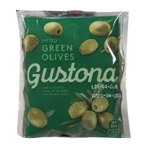 Zelene masline bez kostice Gustona 195g