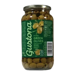 Zelene masline bez kostice Gustona 880g