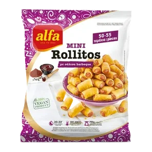 Mini Rollitos Ukus Bbq 750g Alfa Foods