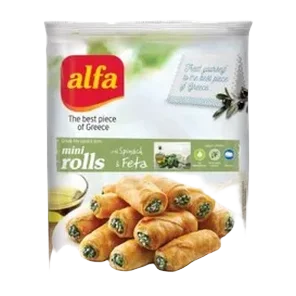 Mini Rolls Sa Spanaćem I Feta Sirom 500 Gr Alfa Foods